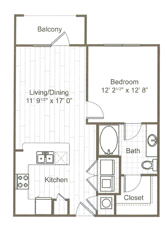 1 Bedroom 1 Bathroom Apartment for rent at ARIUM Uptown West in Houston, TX