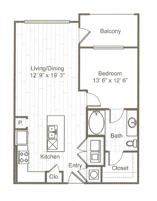1 Bedroom 1 Bathroom Apartment for rent at ARIUM Uptown West in Houston, TX