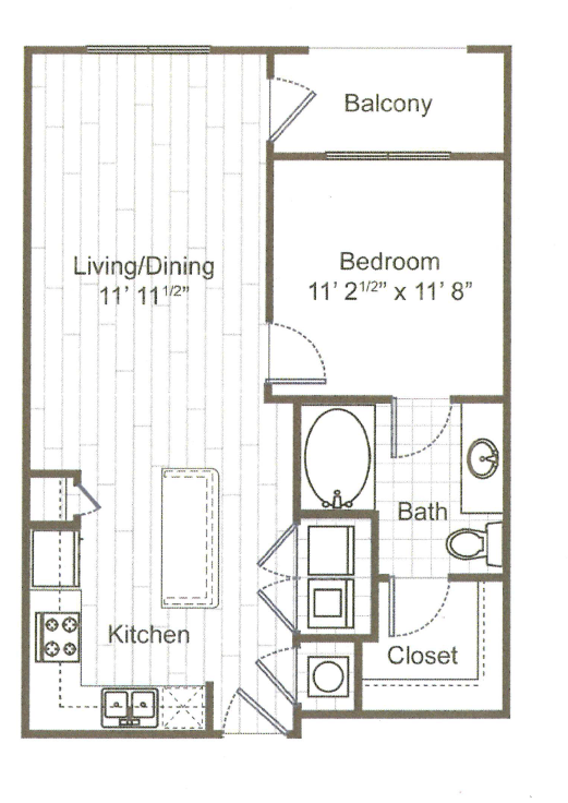 1 Bedroom 1 Bathroom Apartment for rent at ARIUM Uptown West in Houston, TX