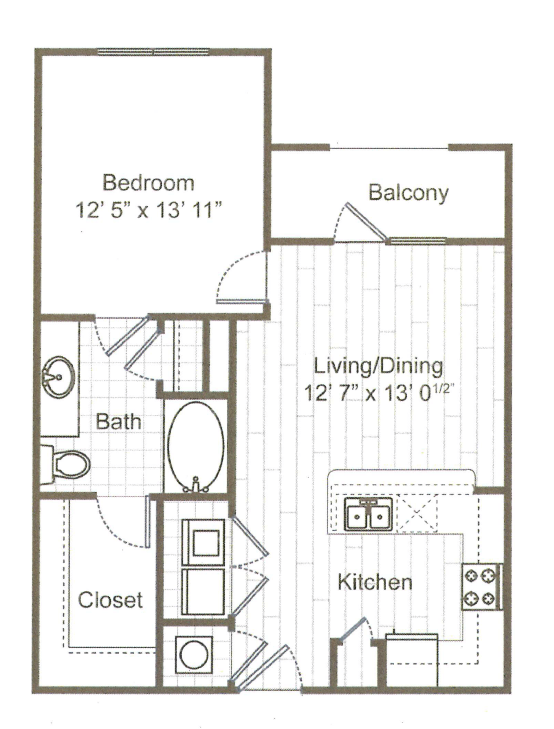 1 Bedroom 1 Bathroom Apartment for rent at ARIUM Uptown West in Houston, TX