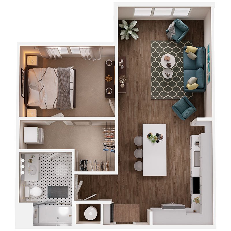 1 Bedroom 1 Bathroom Apartment for rent at Broadstone Queen City in Charlotte, NC