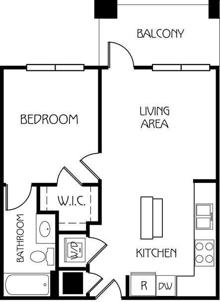1 Bedroom 1 Bathroom Apartment for rent at The Retreat At Corvallis in Corvallis, OR