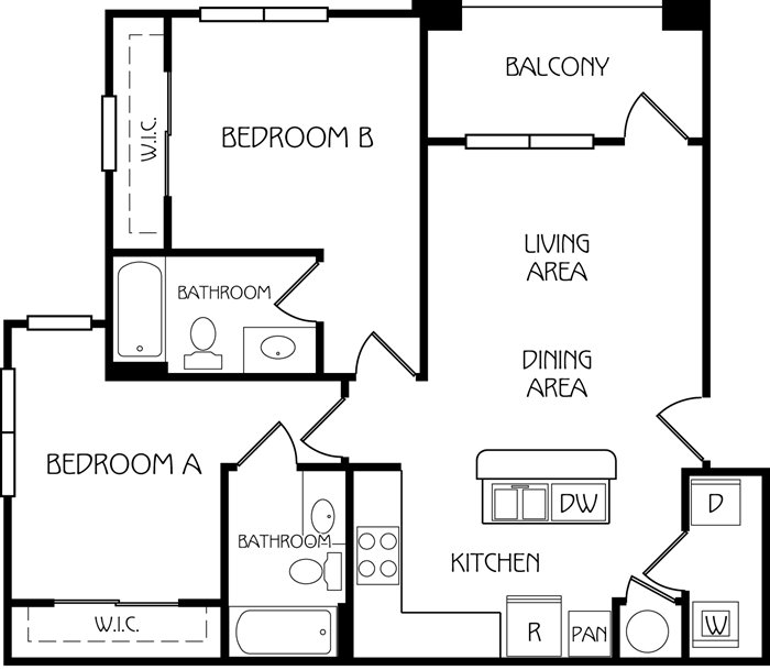 2 Bedrooms 2 Bathrooms Apartment for rent at The Retreat At Corvallis in Corvallis, OR