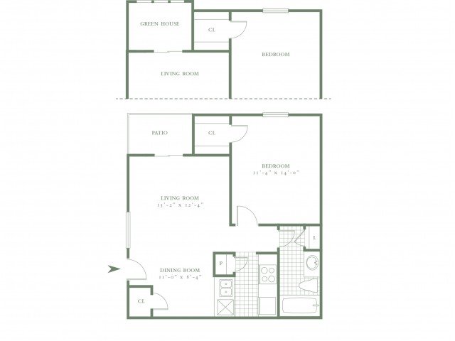 1 Bedroom 1 Bathroom Apartment for rent at The Village Cliffs in Dallas, TX