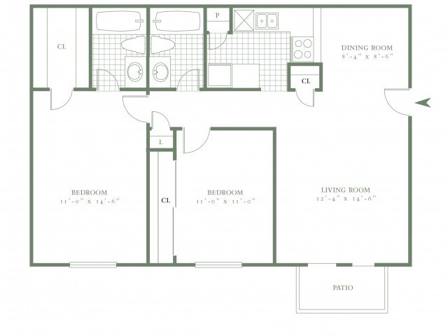 2 Bedrooms 2 Bathrooms Apartment for rent at The Village Cliffs in Dallas, TX