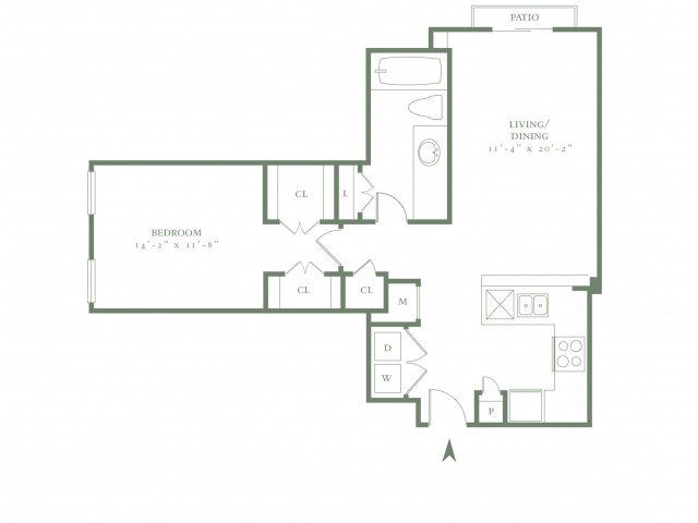 1 Bedroom 1 Bathroom Apartment for rent at The Village Upper East Side in Dallas, TX
