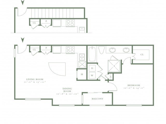 1 Bedroom 1 Bathroom Apartment for rent at The Village Upper East Side in Dallas, TX