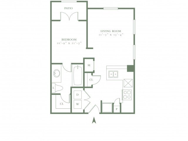 1 Bedroom 1 Bathroom Apartment for rent at The Village Upper East Side in Dallas, TX