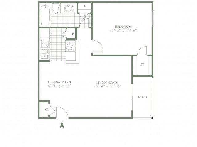 1 Bedroom 1 Bathroom Apartment for rent at The Village Bend in Dallas, TX