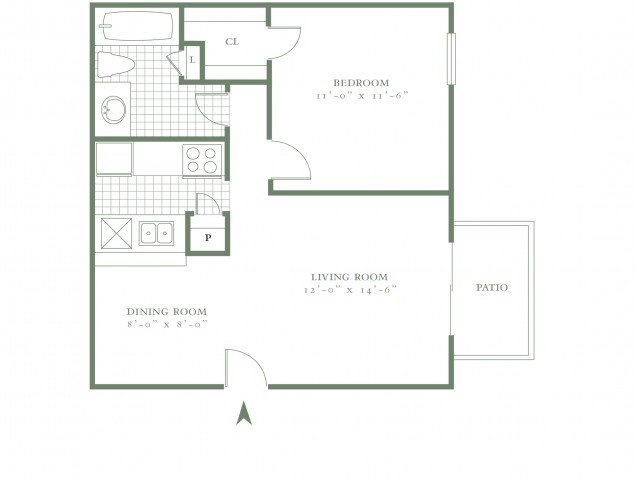 1 Bedroom 1 Bathroom Apartment for rent at The Village Corners East in Dallas, TX