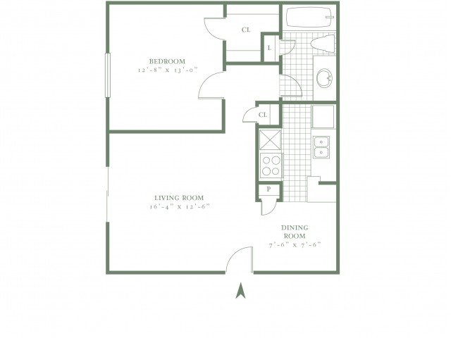 1 Bedroom 1 Bathroom Apartment for rent at The Village Gate in Dallas, TX