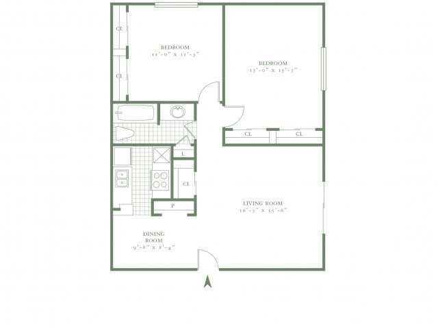 2 Bedrooms 1 Bathroom Apartment for rent at The Village Gate in Dallas, TX
