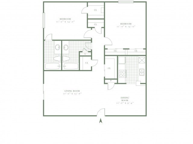 2 Bedrooms 2 Bathrooms Apartment for rent at The Village Gate in Dallas, TX