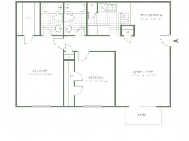 2 Bedrooms 2 Bathrooms Apartment for rent at The Village Meadow in Dallas, TX