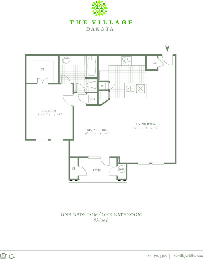 1 Bedroom 1 Bathroom Apartment for rent at The Village Dakota in Dallas, TX