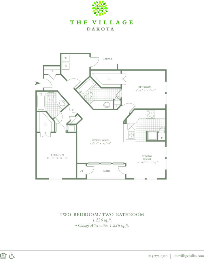 2 Bedrooms 2 Bathrooms Apartment for rent at The Village Dakota in Dallas, TX