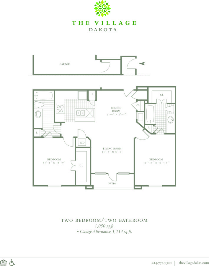 2 Bedrooms 2 Bathrooms Apartment for rent at The Village Dakota in Dallas, TX