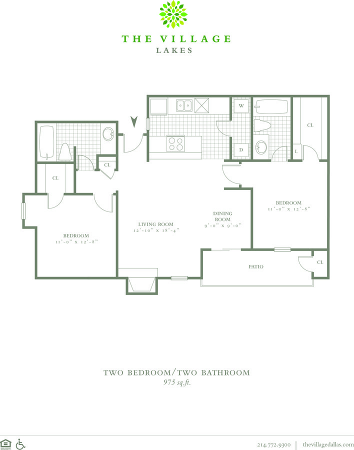 2 Bedrooms 2 Bathrooms Apartment for rent at The Village Lakes in Dallas, TX