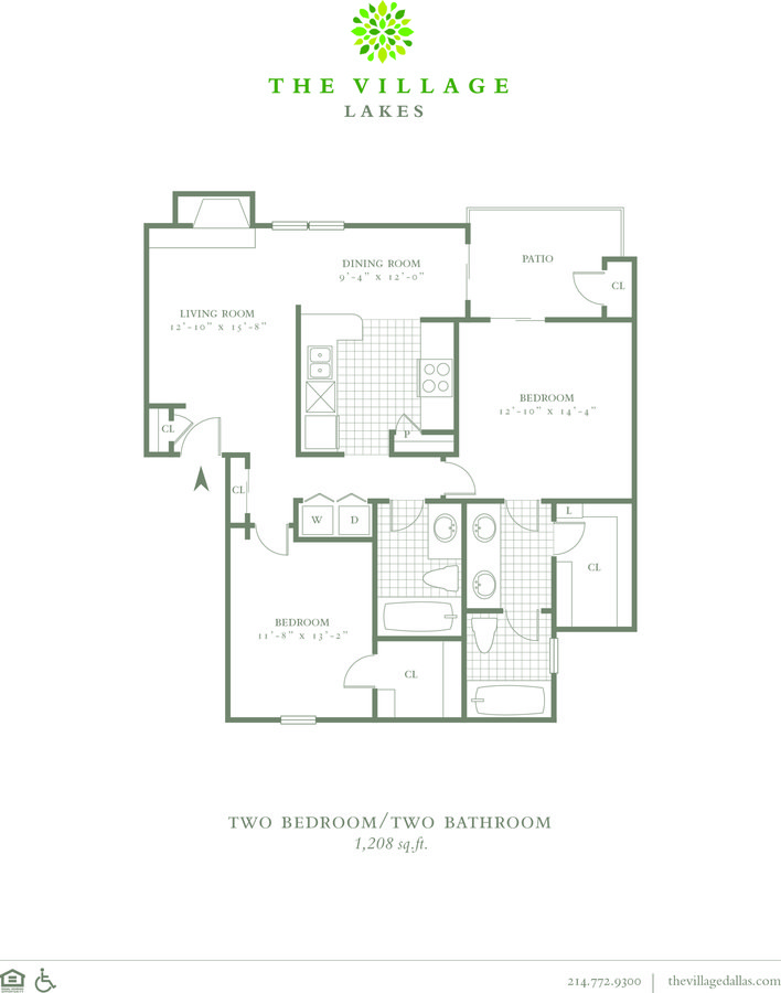 2 Bedrooms 2 Bathrooms Apartment for rent at The Village Lakes in Dallas, TX