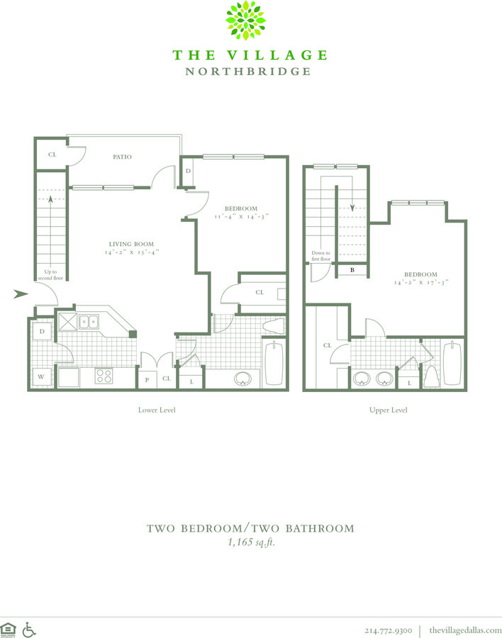 2 Bedrooms 2 Bathrooms Apartment for rent at The Village Northbridge in Dallas, TX