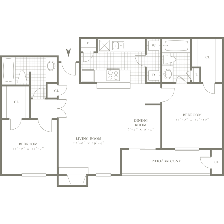 2 Bedrooms 2 Bathrooms Apartment for rent at The Village Park in Dallas, TX
