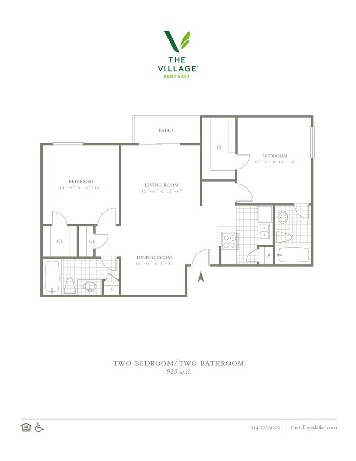2 Bedrooms 2 Bathrooms Apartment for rent at The Village Bend East in Dallas, TX