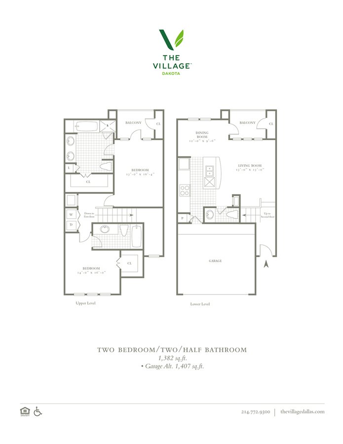 2 Bedrooms 2 Bathrooms Apartment for rent at The Village Dakota in Dallas, TX