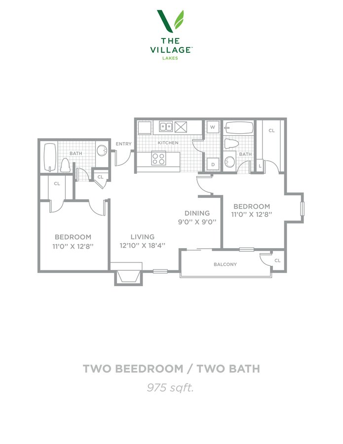 2 Bedrooms 2 Bathrooms Apartment for rent at The Village Lakes in Dallas, TX