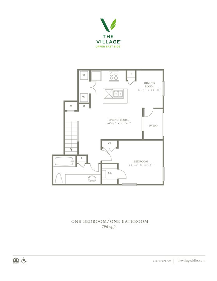 1 Bedroom 1 Bathroom Apartment for rent at The Village Upper East Side in Dallas, TX