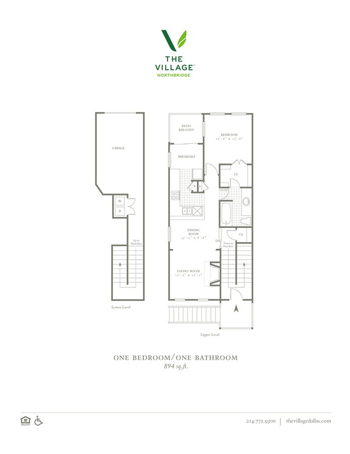 1 Bedroom 1 Bathroom Apartment for rent at The Village Northbridge in Dallas, TX