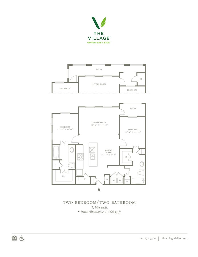 2 Bedrooms 2 Bathrooms Apartment for rent at The Village Upper East Side in Dallas, TX