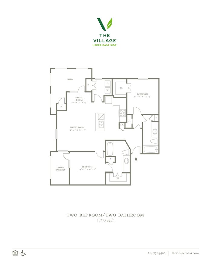 2 Bedrooms 2 Bathrooms Apartment for rent at The Village Upper East Side in Dallas, TX