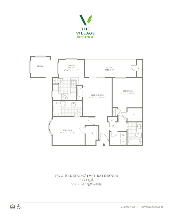 2 Bedrooms 2 Bathrooms Apartment for rent at The Village Northbridge in Dallas, TX