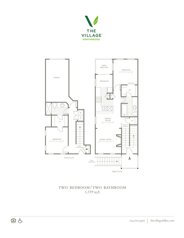 2 Bedrooms 2 Bathrooms Apartment for rent at The Village Northbridge in Dallas, TX
