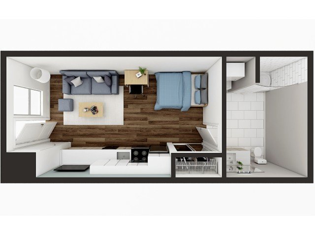 Studio 1 Bathroom Apartment for rent at 1008 S. 4th in Champaign, IL