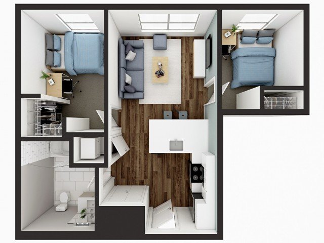 2 Bedrooms 1 Bathroom Apartment for rent at 1008 S. 4th in Champaign, IL