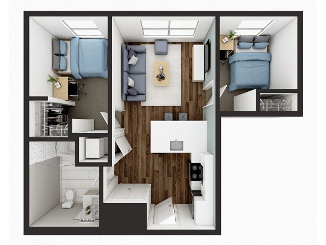 2 Bedrooms 1 Bathroom Apartment for rent at 1008 S. 4th in Champaign, IL