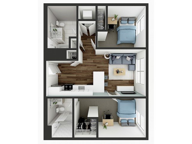 2 Bedrooms 2 Bathrooms Apartment for rent at 1008 S. 4th in Champaign, IL