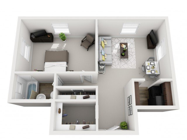 1 Bedroom 1 Bathroom Apartment for rent at The Alden South Hills Apartment Homes in Pittsburgh, PA