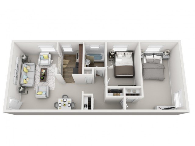2 Bedrooms 1 Bathroom Apartment for rent at The Alden South Hills Apartment Homes in Pittsburgh, PA