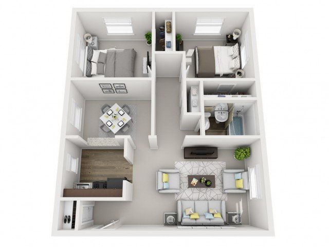 2 Bedrooms 1 Bathroom Apartment for rent at The Alden South Hills Apartment Homes in Pittsburgh, PA