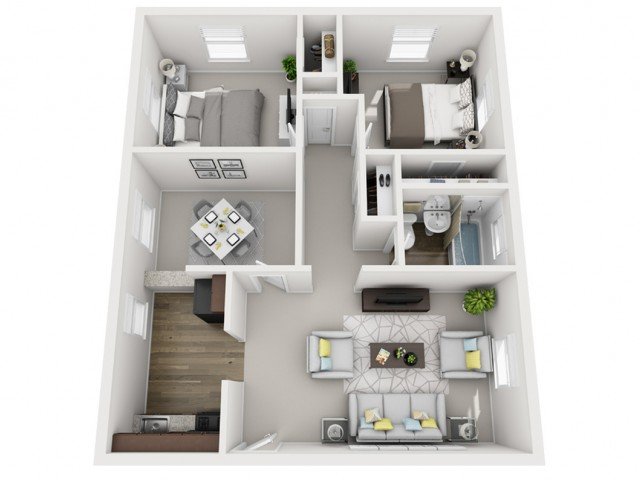 2 Bedrooms 1 Bathroom Apartment for rent at The Alden South Hills Apartment Homes in Pittsburgh, PA