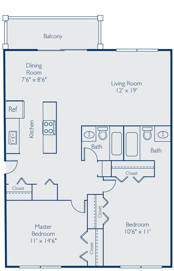 2 Bedrooms 2 Bathrooms Apartment for rent at Venue At Winter Park in Winter Park, FL