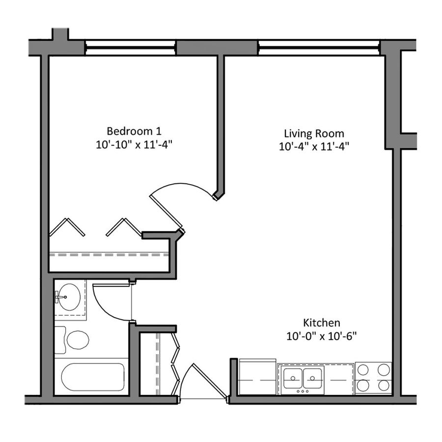1 Bedroom 1 Bathroom Apartment for rent at The Denn in Minneapolis, MN