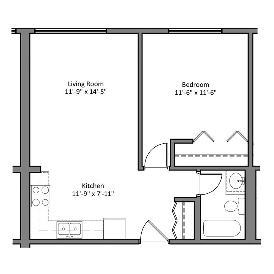 1 Bedroom 1 Bathroom Apartment for rent at The Denn in Minneapolis, MN