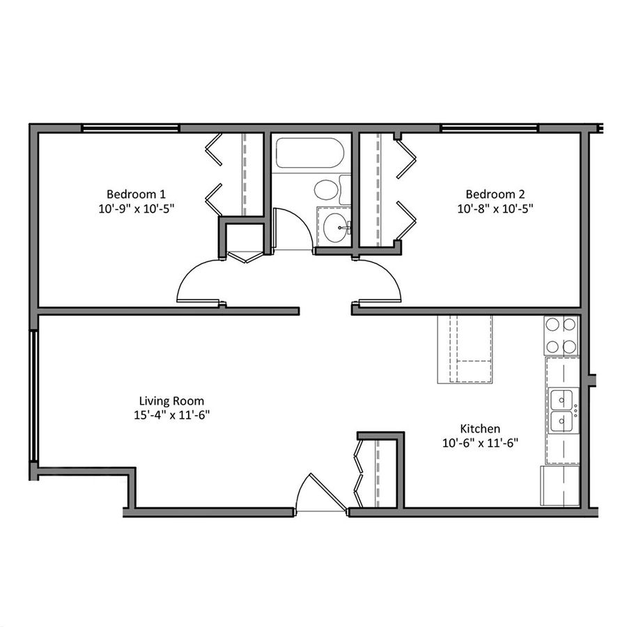 2 Bedrooms 1 Bathroom Apartment for rent at The Denn in Minneapolis, MN