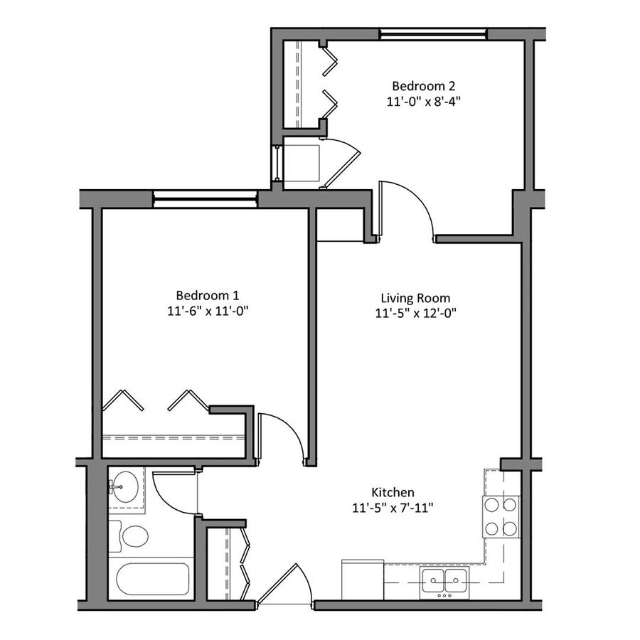 2 Bedrooms 1 Bathroom Apartment for rent at The Denn in Minneapolis, MN