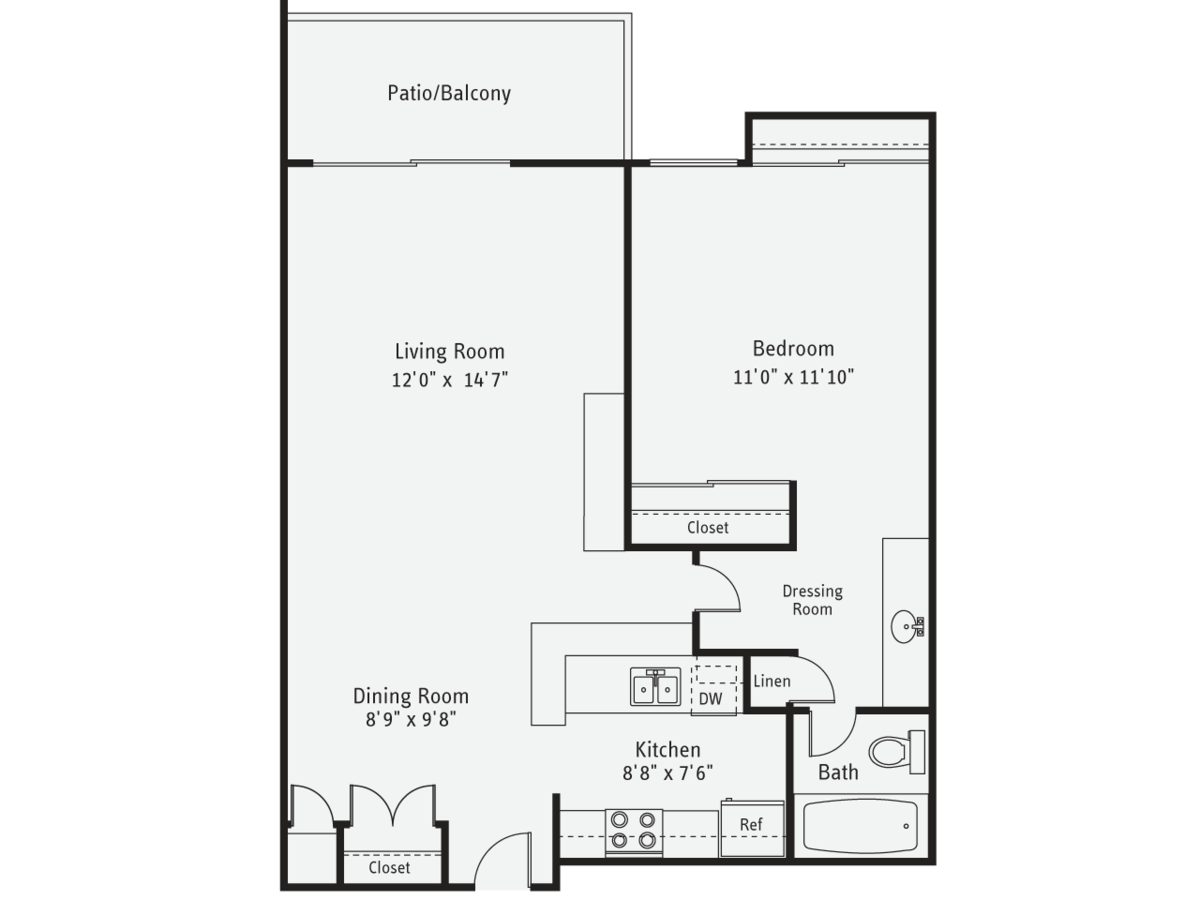 1 Bedroom 1 Bathroom Apartment for rent at AVA Pacific Beach in San Diego, CA