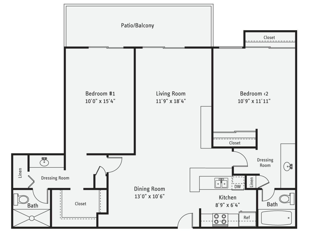 2 Bedrooms 2 Bathrooms Apartment for rent at AVA Pacific Beach in San Diego, CA