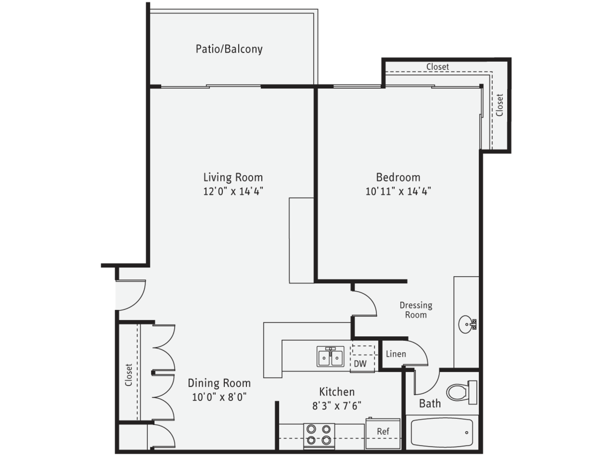 1 Bedroom 1 Bathroom Apartment for rent at AVA Pacific Beach in San Diego, CA